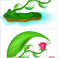 rose fairytale world original vector