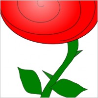Rose Flower clip art