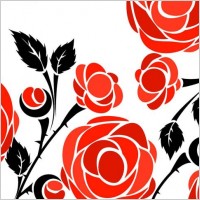 roses vector 2