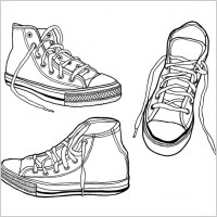 Hand Drawn Sneakers