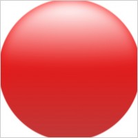 Roystonlodge Simple Glossy Circle Button Red clip art