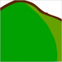 Rpg Map Symbols Hill Colored clip art