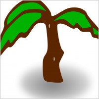 Rpg Map Symbols Palm Tree clip art