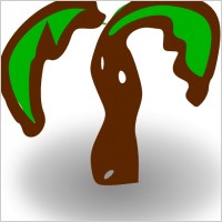 Rpg Map Symbols Palm Tree clip art