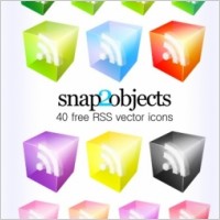 RSS Icons Translucent 3D Look 