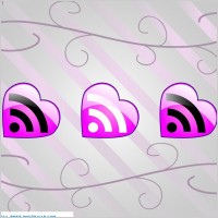 RSS love icons