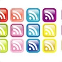rss subscribe to crystal texture small icon button vector