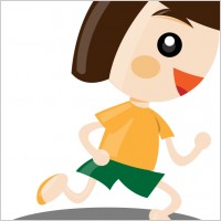 Running girl