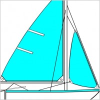 Sailboat Illustration clip art
