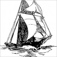 Sailing Ship clip art