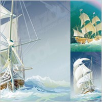 sailing ship sailing boast