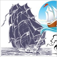sailing theme vector