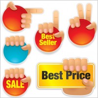 sales gesture vector