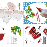 

								Santa Claus Paper Craft							