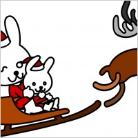 Santa rabbit