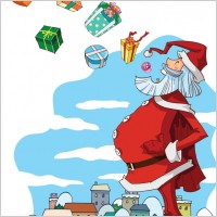 santa vector 5