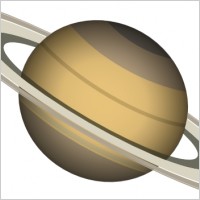 Saturn clip art Free vector in Open office drawing svg ( .svg ) format