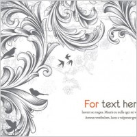 scene when europeanstyle lace border pattern vector 3