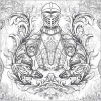 scene when europeanstyle lace border pattern vector 4