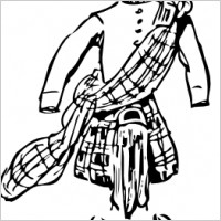 Scotsman S Clothes clip art
