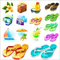 sea travel goods vector