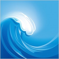 Sea Wave Vector Illustration