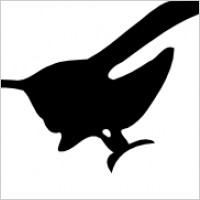 Seagull Contour clip art