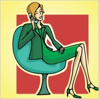 Secretary Vector Illustration