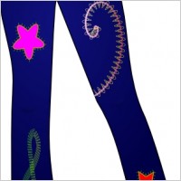 Secretlondon Jeans With Patterns clip art