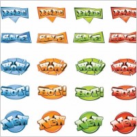 Set of Colorful Vector Sale
