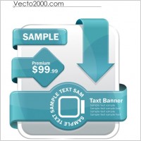 Set of web label element 5 set