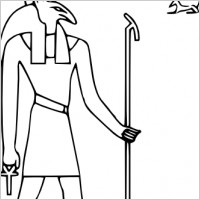 Seth Pharoa God clip art