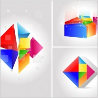 seven color changing vector
