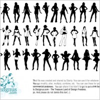 

								Sexy Girls Silhouettes							