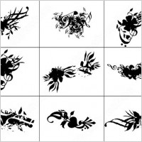 shapes combined to make a brush
