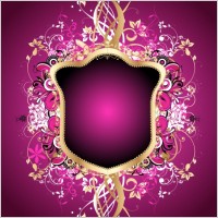 Shield Scroll Ornament