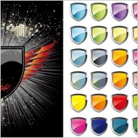 shield theme vector