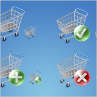 Shop Cart Icons icons pack