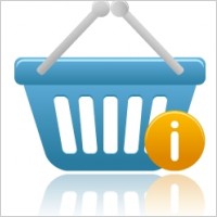 Shopping basket info
