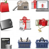 shopping icon vector series