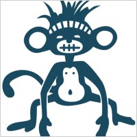 Show Monkey Vector 
