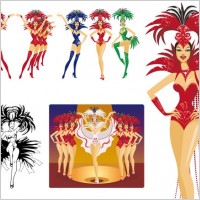 showgirls vector