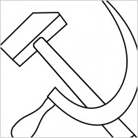 Sickle Hammer clip art