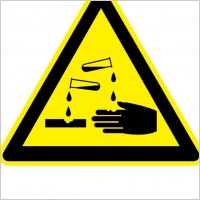 Sign Corrosive clip art