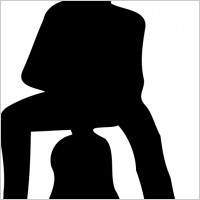 Silhouette of man and guitar