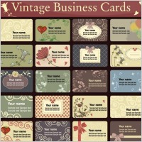 simple and elegant business card template pattern vector