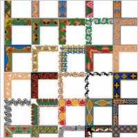simple and practical border vector series 4 47p