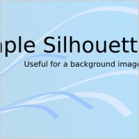 Simple Silhouette clip art