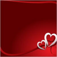 Simple silver heart-shaped logo 