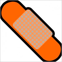 Single Patch Icon clip art